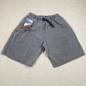 ROKX Belted Hiking Shorts Men's Size S Gray Elastic Waist Deadstock Vintage New
